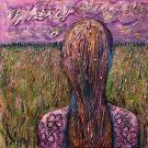 Maarit Siltamaeki The fields are my garden 2021 akryyli kankaalle 50cm x 50cm